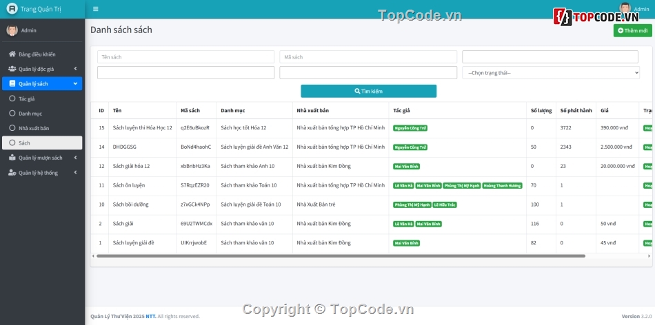 source code website quản lý thư viện,quản lý thư viện laravel 12,source code đồ án laravel 12,thư viện php laravel 12